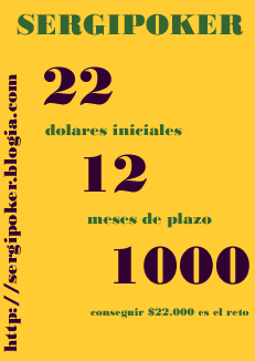 Sergipoker: Cómo multiplicar $22 por 1.000